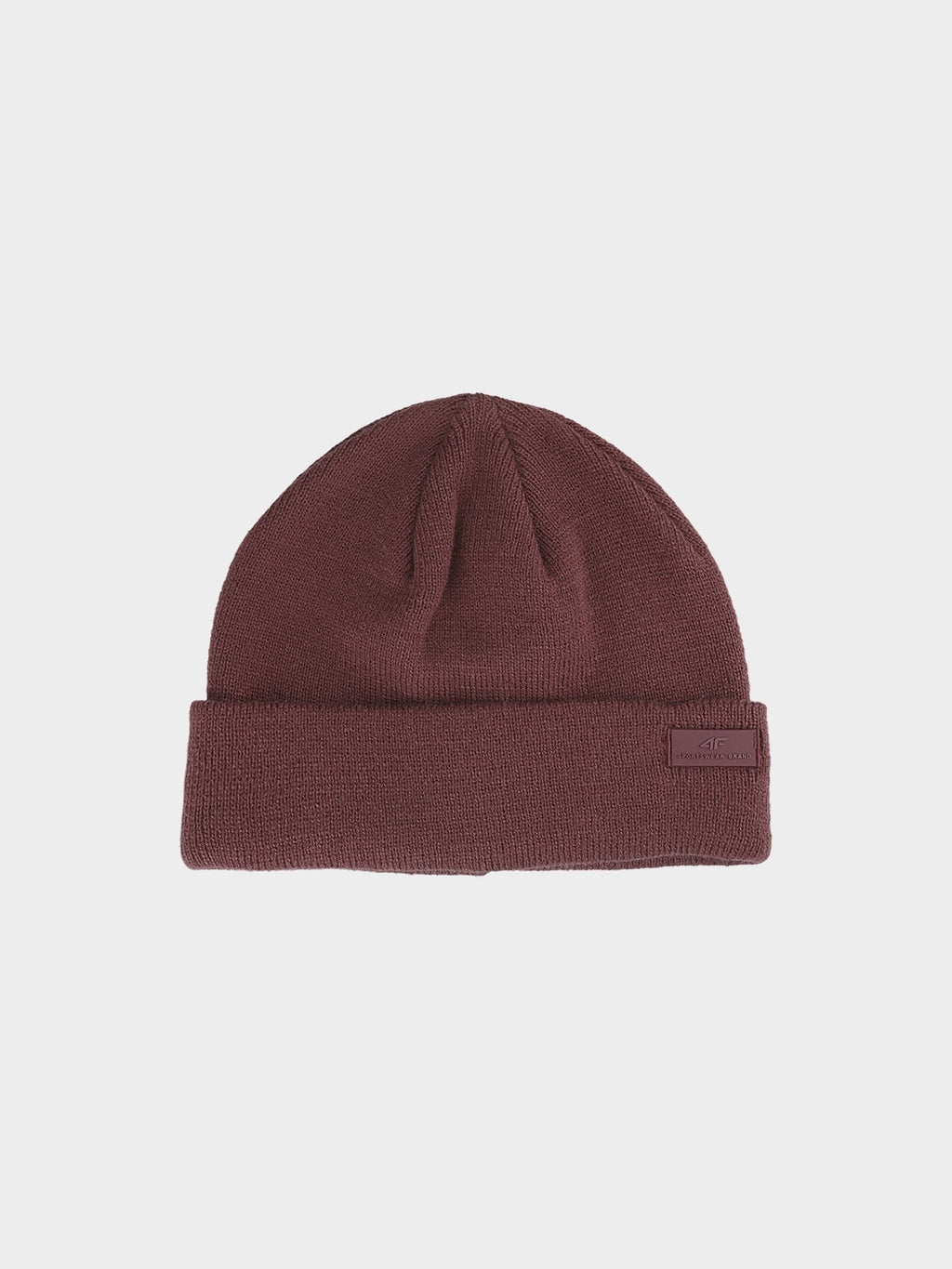 Czapka Unisex 4F 4FAW23ACAPM307 Zimowa Czerwona