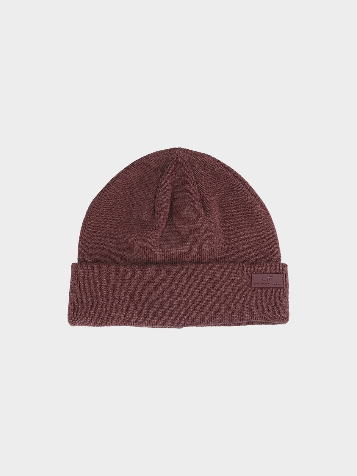 Czapka Unisex 4F 4FAW23ACAPM307 Zimowa Czerwona