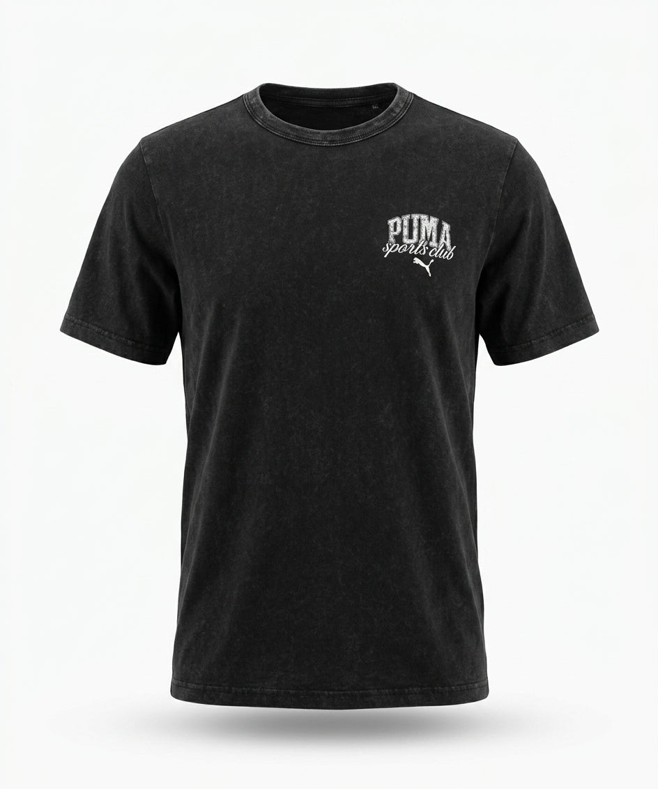 Koszulka Męska PUMA Class Washed Tee Sportowa Czarna Krótki Rękaw