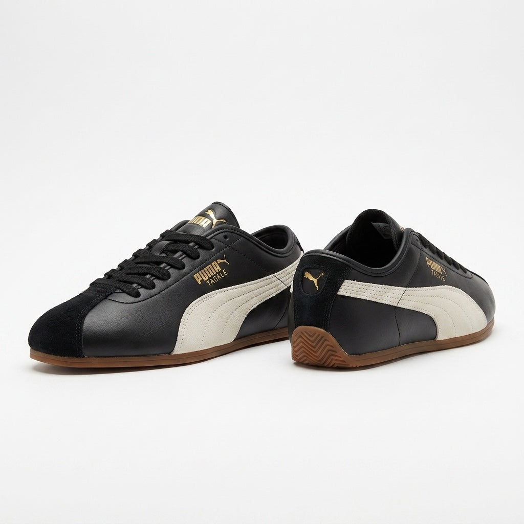 Buty Unisex Puma Tackle OG Sportowe Czarno-białe Zamszowe