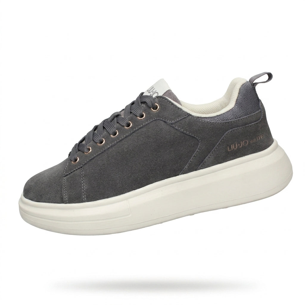Sneakersy Męskie Liu Jo Cv Big 05 Casual Skóra Mesh