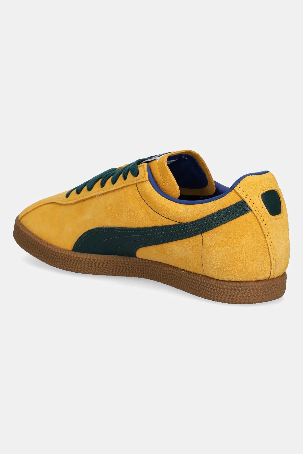 Puma Żółte Buty Damskie Sportowe Sneakersy Skórzane Zamszowe Brasil