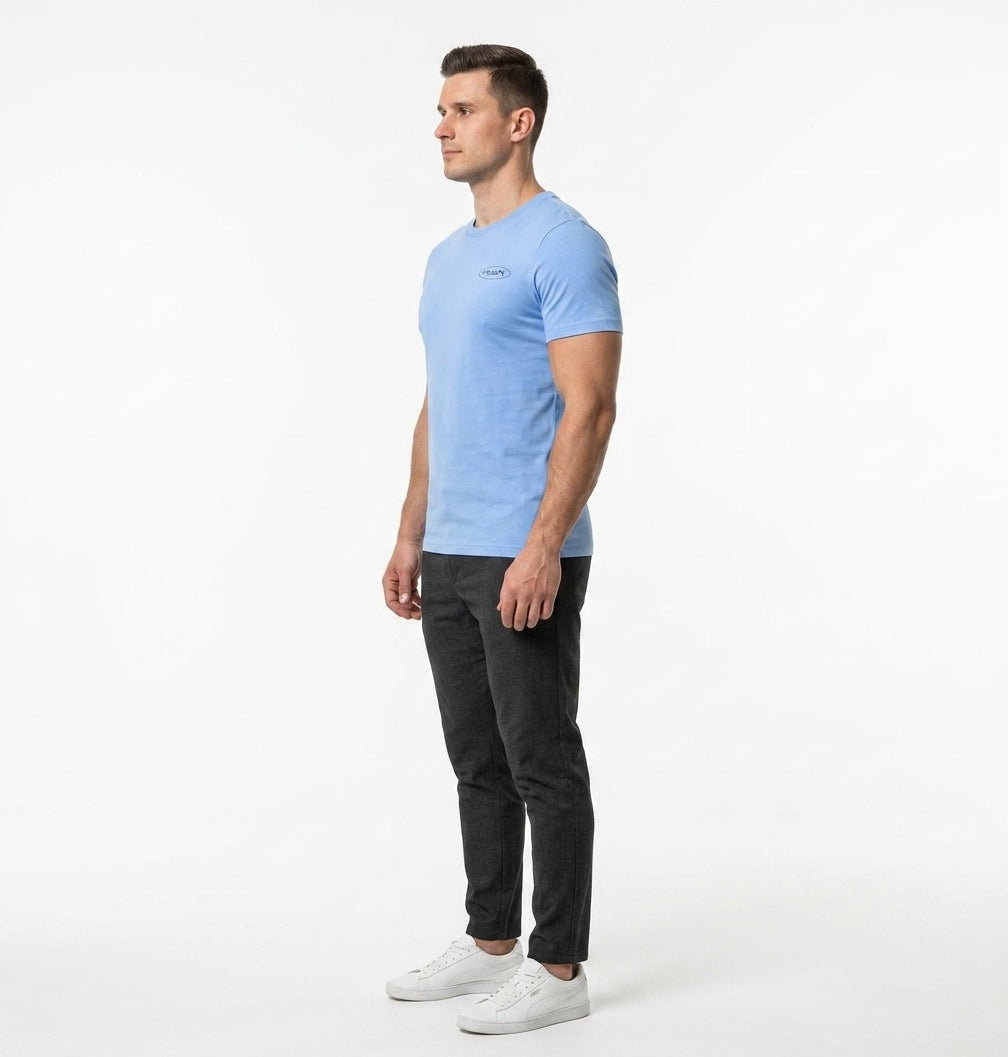 Koszulka Meska Puma Graphics 3 Circles Tee Bawelniana Niebieska