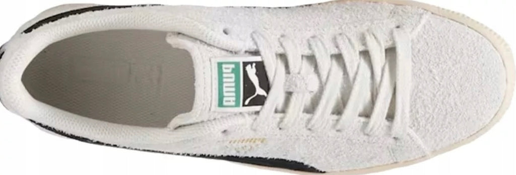PUMA Clyde Hairy Suede Białe Skórzane Buty Damskie Sportowe Sneakersy r.38