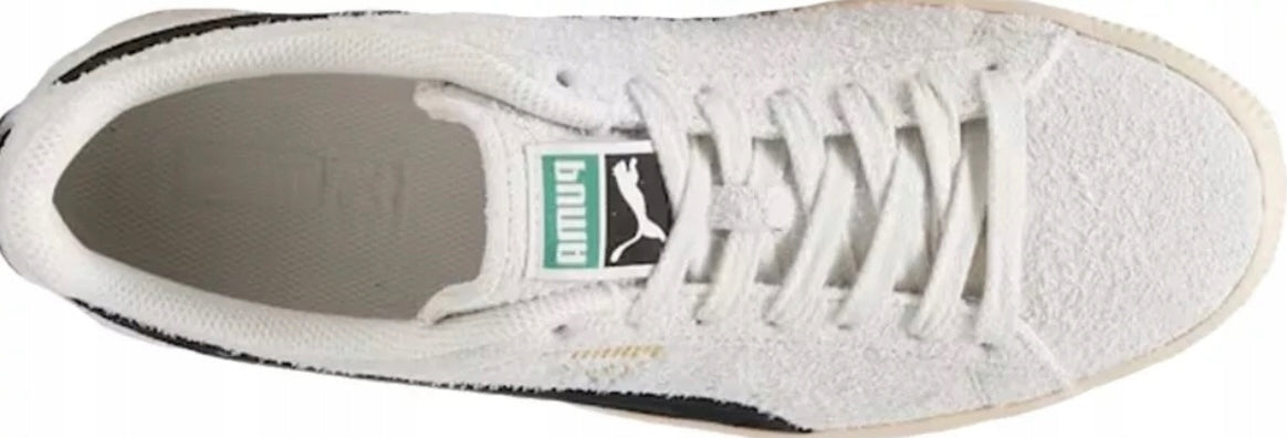 PUMA Clyde Hairy Suede Białe Skórzane Buty Damskie Sportowe Sneakersy r.38