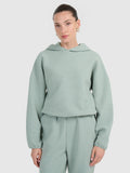 Bluza Damska 4F TSWSF1847 Sportowa Granatowa Kaptur Waflowa