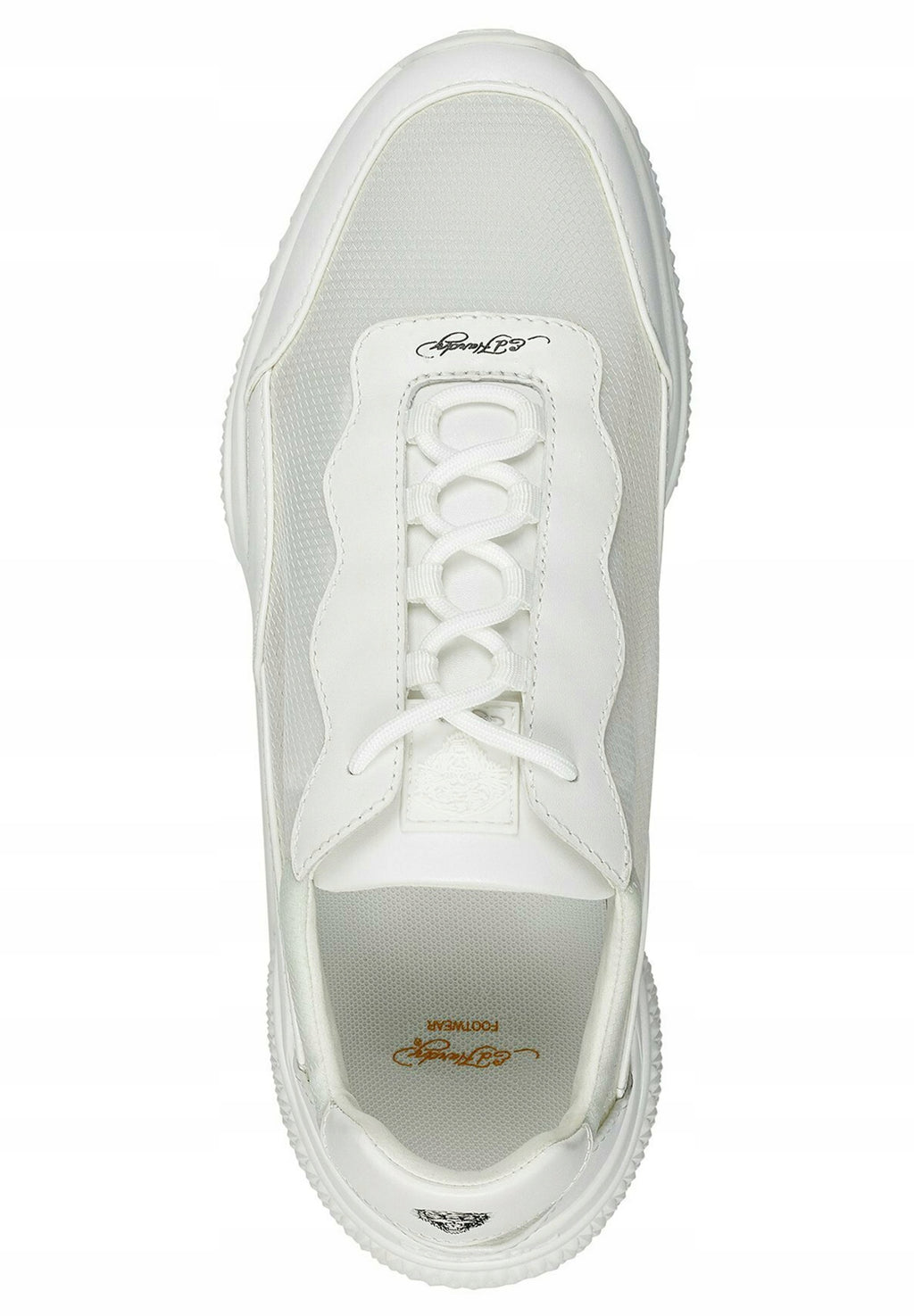 Ed Hardy Białe Skórzane Białe Buty Damskie Sportowe Sneakersy r. 41