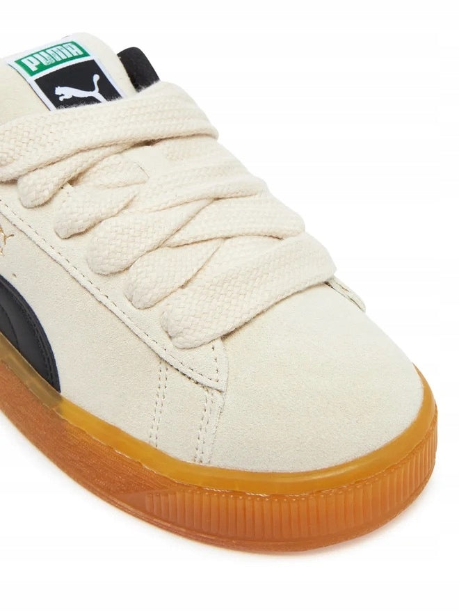 Puma Beżowe Buty Damskie Sportowe Sneakersy Zamszowe Suede XL Dark Risk