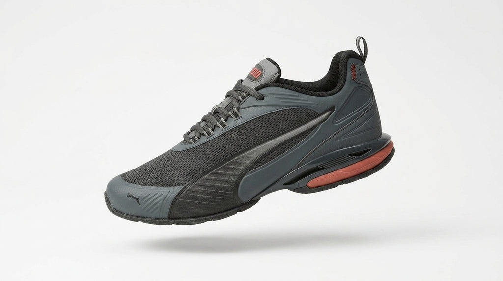 Buty Męskie Puma Magnetic 31078319 Sportowe Szare Czerwień