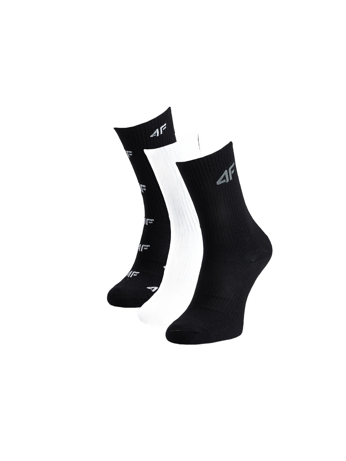 4F Skarpety Damskie Wysokie za Kostkę z Nadrukiem Casual 3-pack r.38-40