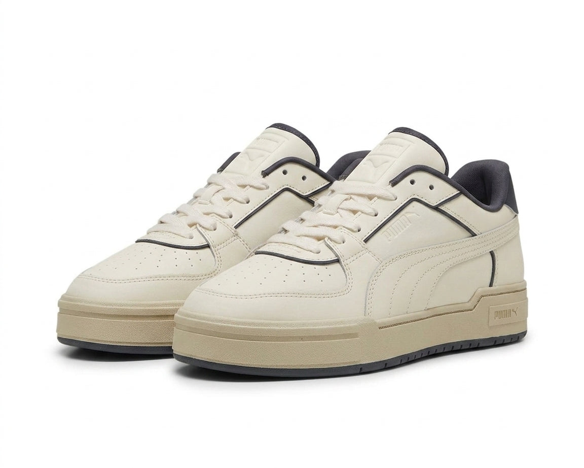 Sneakersy unisex Puma California Pro Classic sportowe ecru Skóra