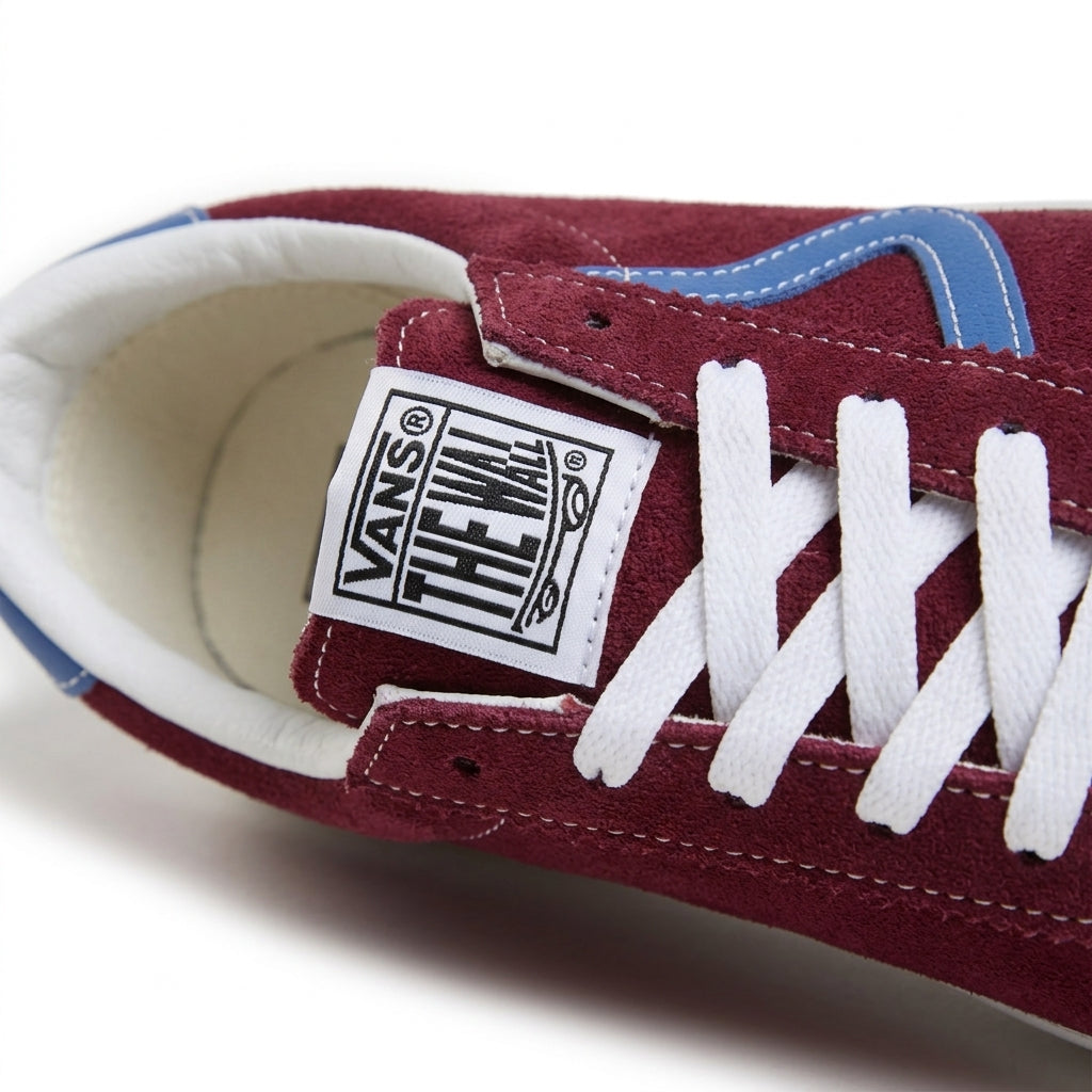 Vans Sport Low Athletic Shoes Sport Burgundy Damskie Trampki /Deep Blue : Men's 7.5 - Women's 9 Medium, Suede