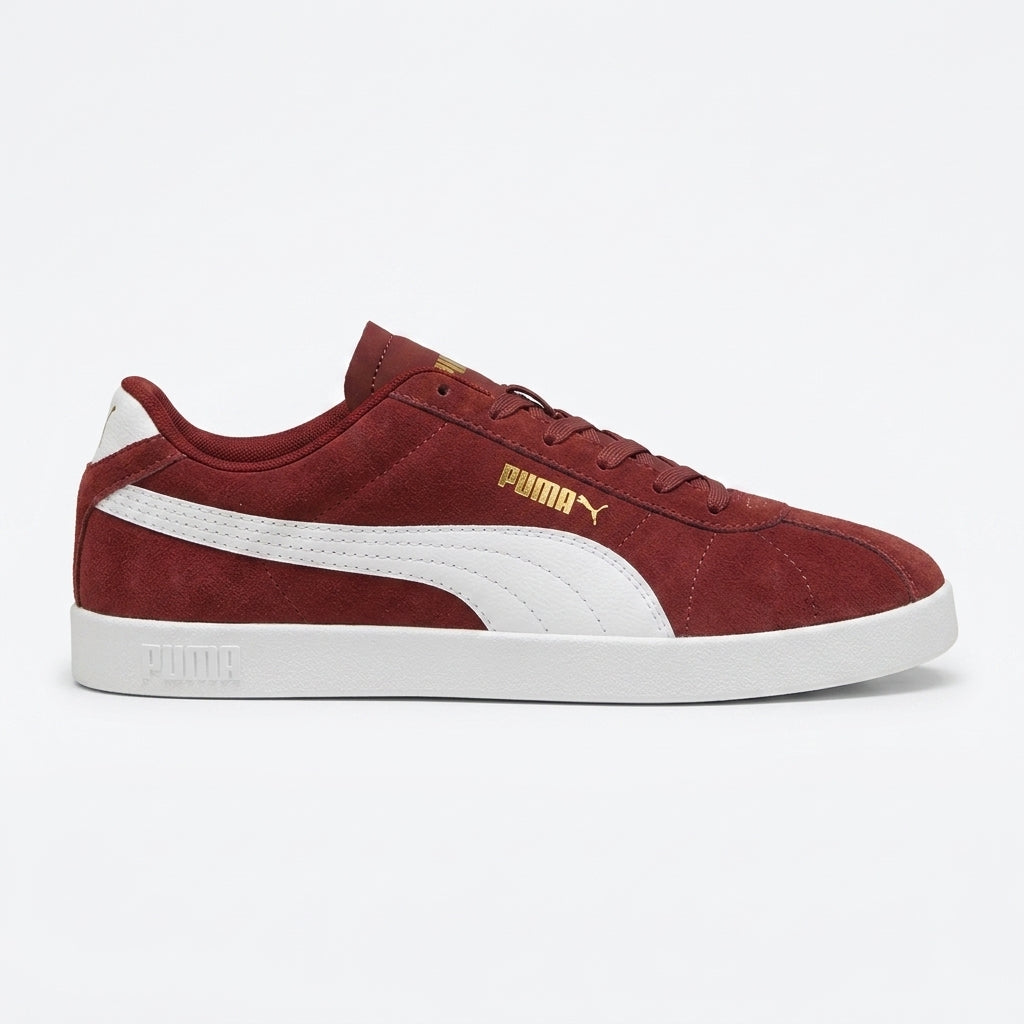 Buty Męskie Puma Club II Czerwone Zamszowe Trampki