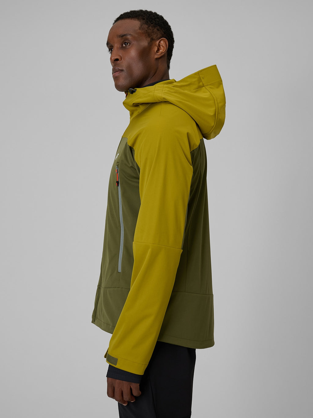 Kurtka Męska 4F M540 Trekkingowa Softshell Khaki Wiatroodporna