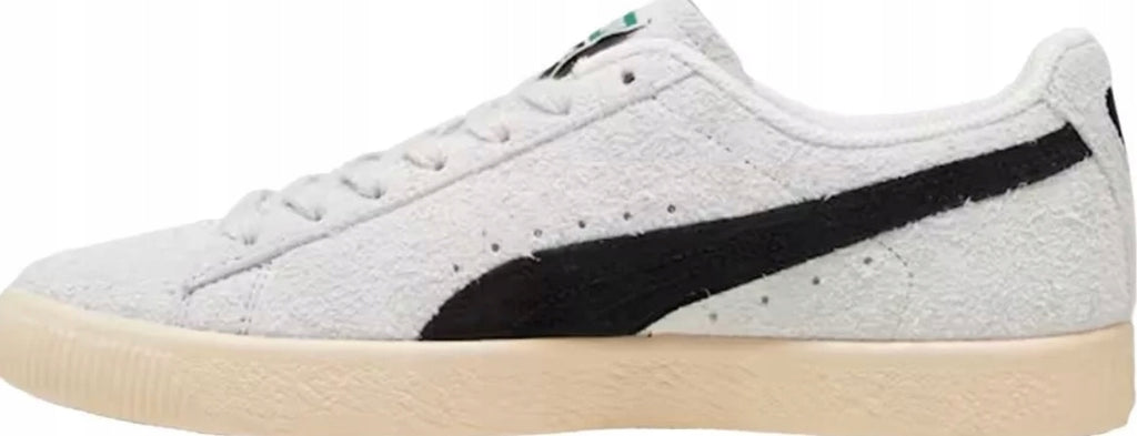 PUMA Clyde Hairy Suede Białe Skórzane Buty Damskie Sportowe Sneakersy r.38