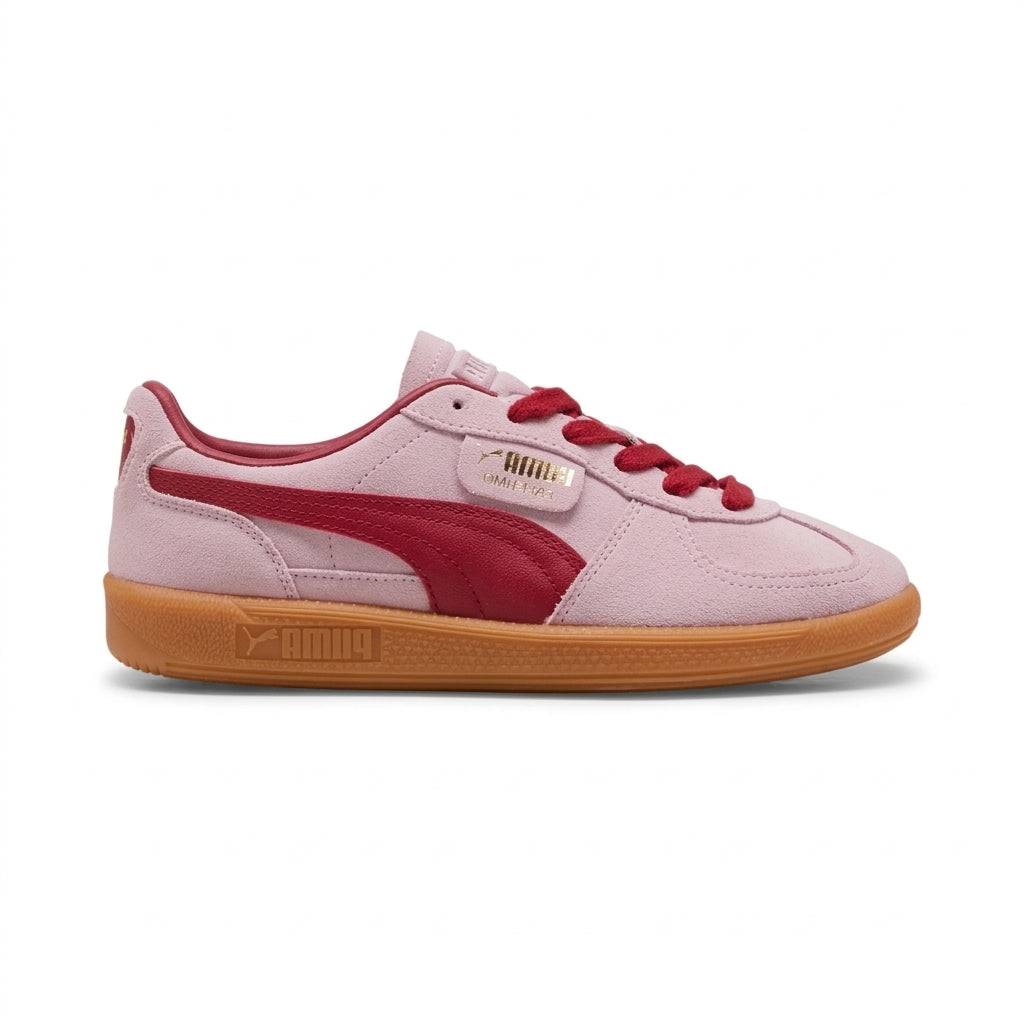 Buty Damskie Puma Palermo Sportowe Różowe Ciemny Karmazyn