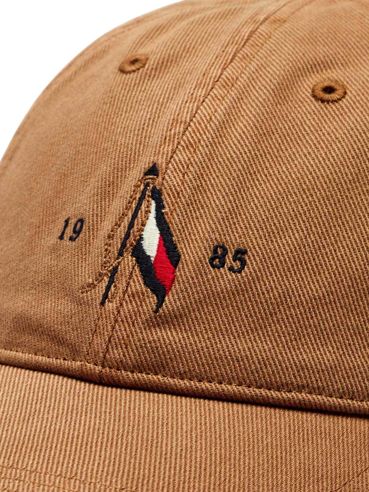 czapka z daszkiem męska Tommy Hilfiger AM0AM13348 brązowa