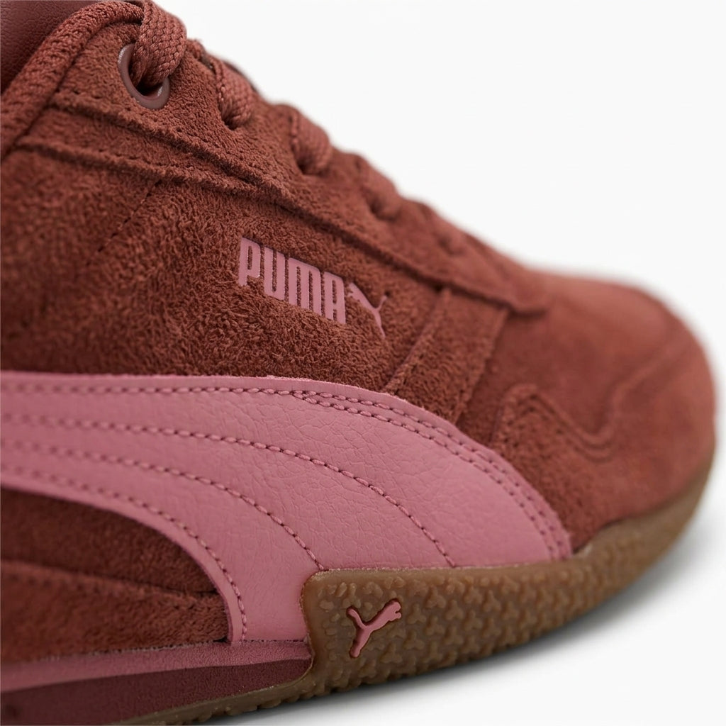 Buty Damskie Puma Bella Donna SD Sportowe Czerwone Zamsz