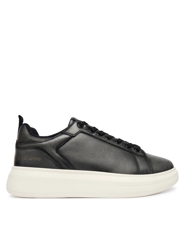 Sneakersy Męskie Liu Jo Big 05 7G5015 PX112 Czarne Skórzane
