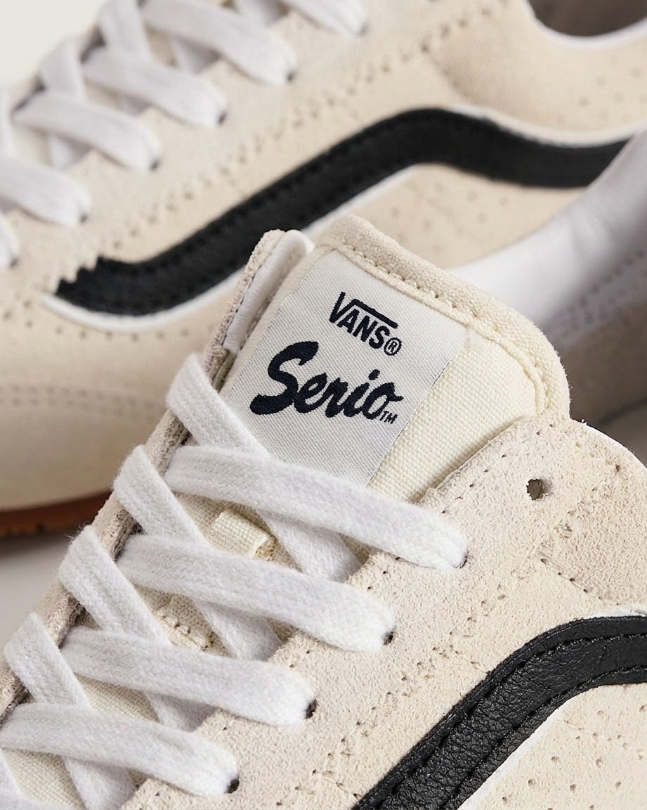 Buty Unisex Vans Super Lowpro Sneakersy Beżowe Zamsz