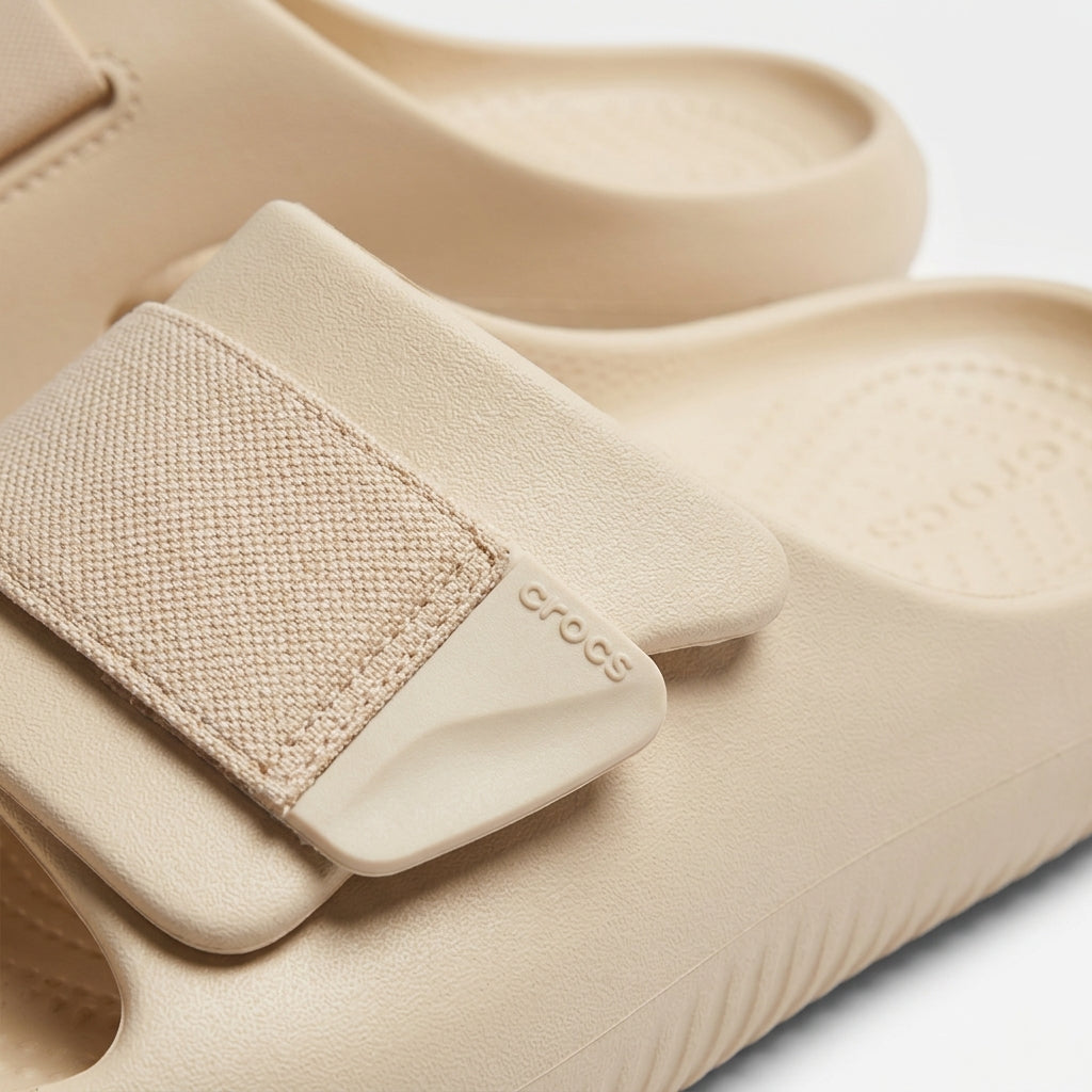 Klapki Unisex 209413 Sportowe Beżowe Crocs Męskie