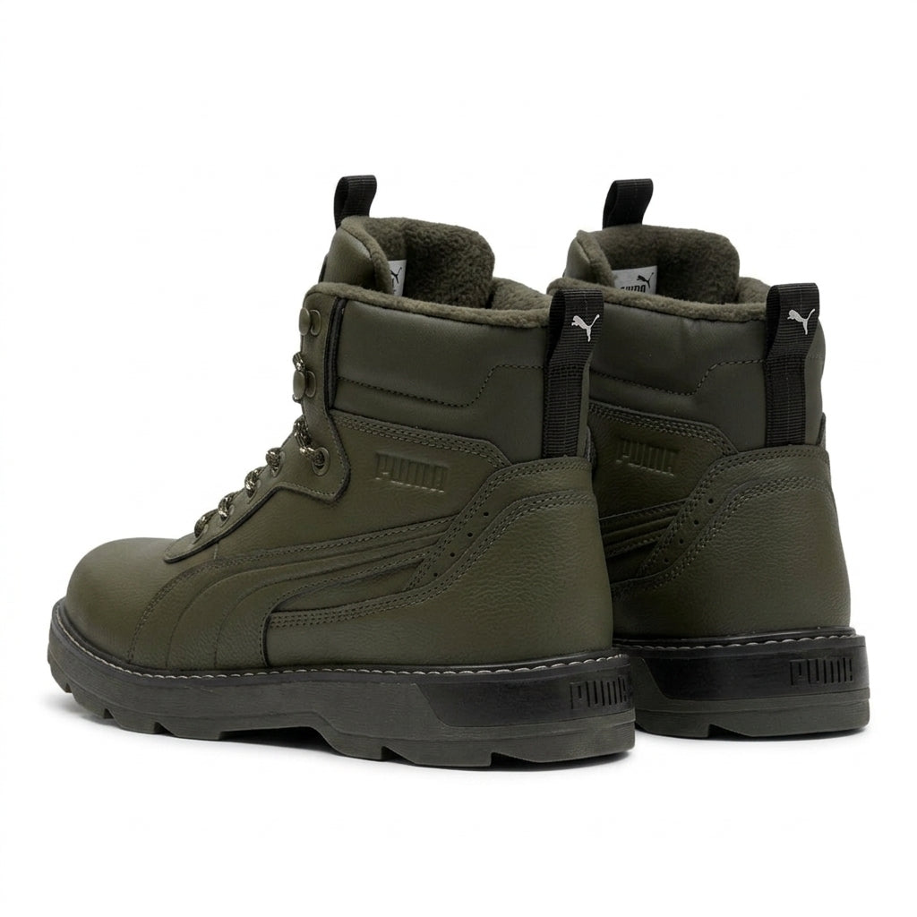 Buty Męskie Puma Desierto V3 Zimowe Oliwkowe Ocieplane