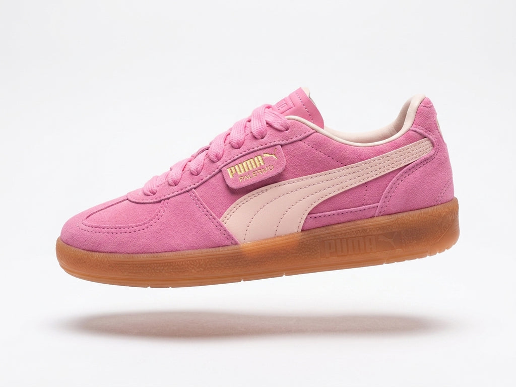 Buty Damskie Puma Palermo Moda Xtra Gum Różowe Zamsz
