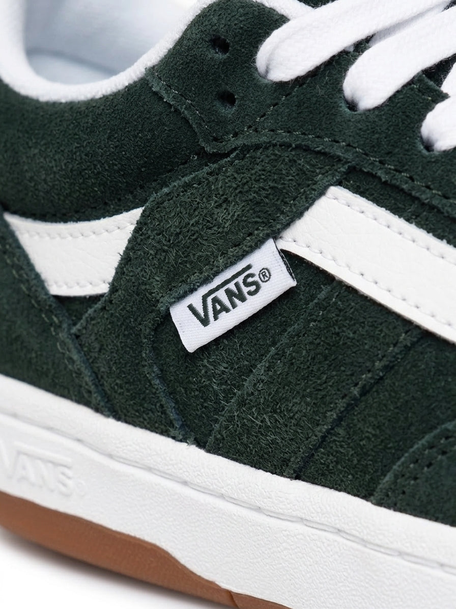 Buty Damskie Zielone Vans Cruze 3.0 Zamszowe Trampki
