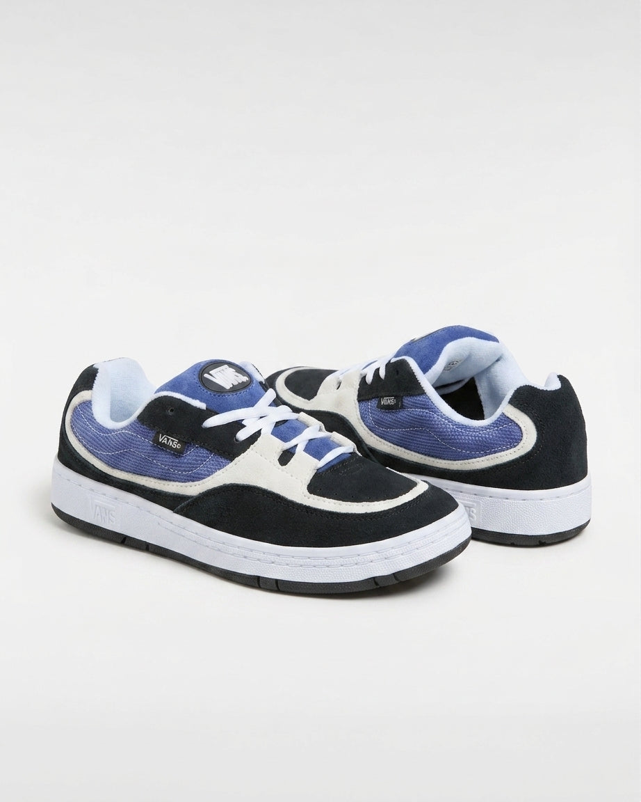 Sneakersy Męskie Vans Speed LS skórzane biało-niebiesko