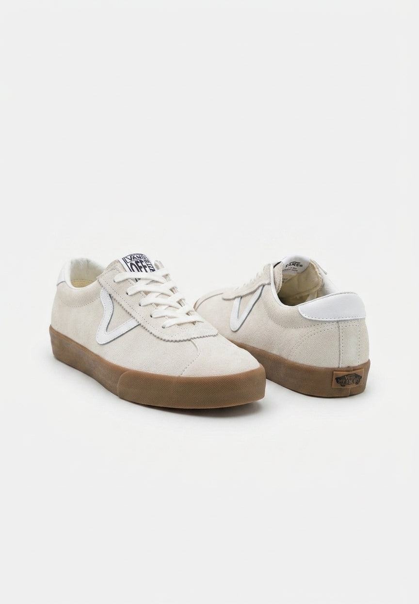 Buty Vans Sport Low Zamszowe Damskie Beżowe Trampki