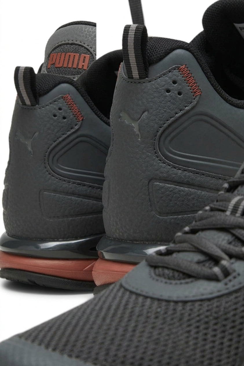 Buty Męskie Puma Magnetic 31078319 Sportowe Szare Czerwień