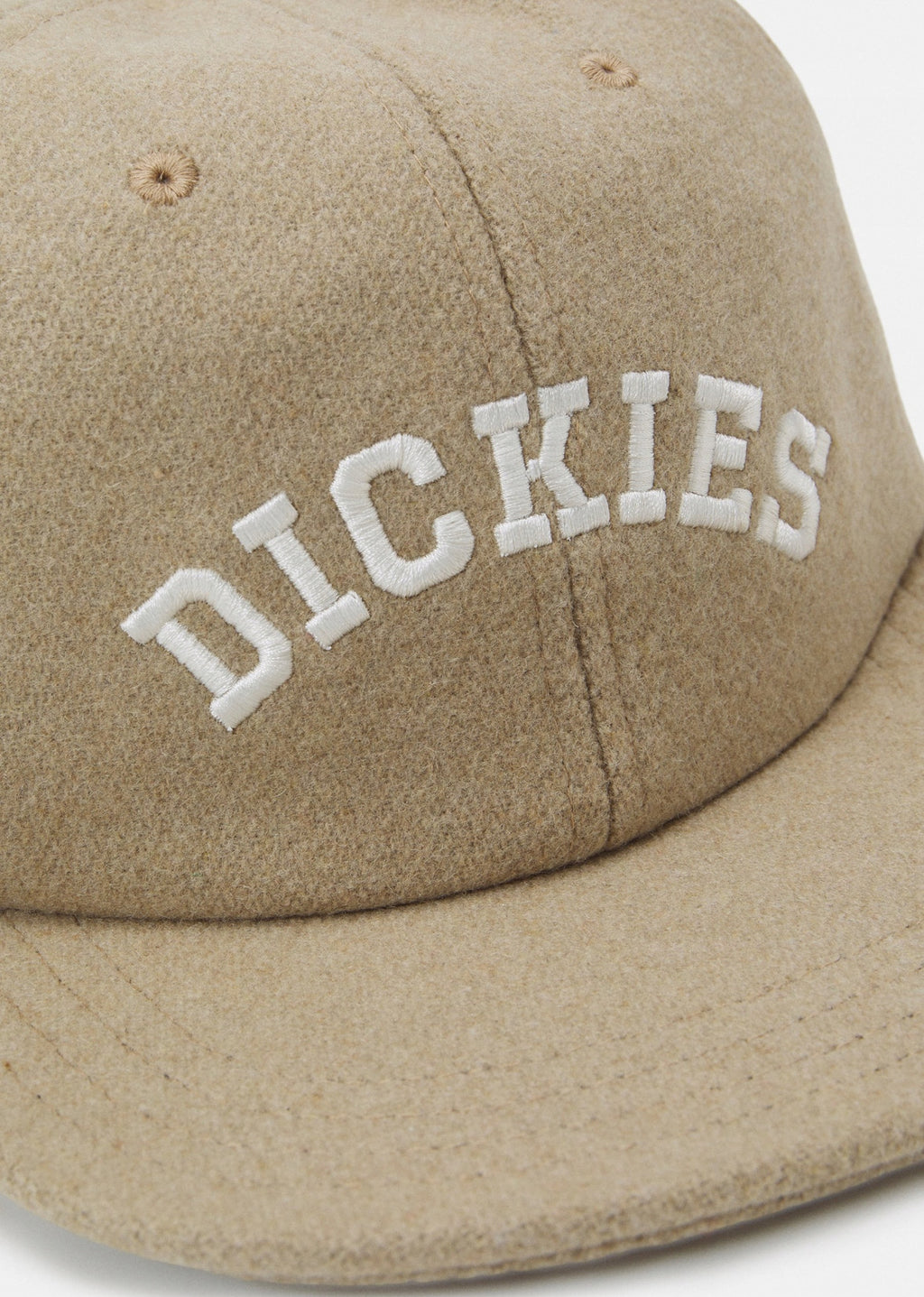 Dickies Beżowa Czapka z Daszkiem Logo Haft Regulowana Unisex