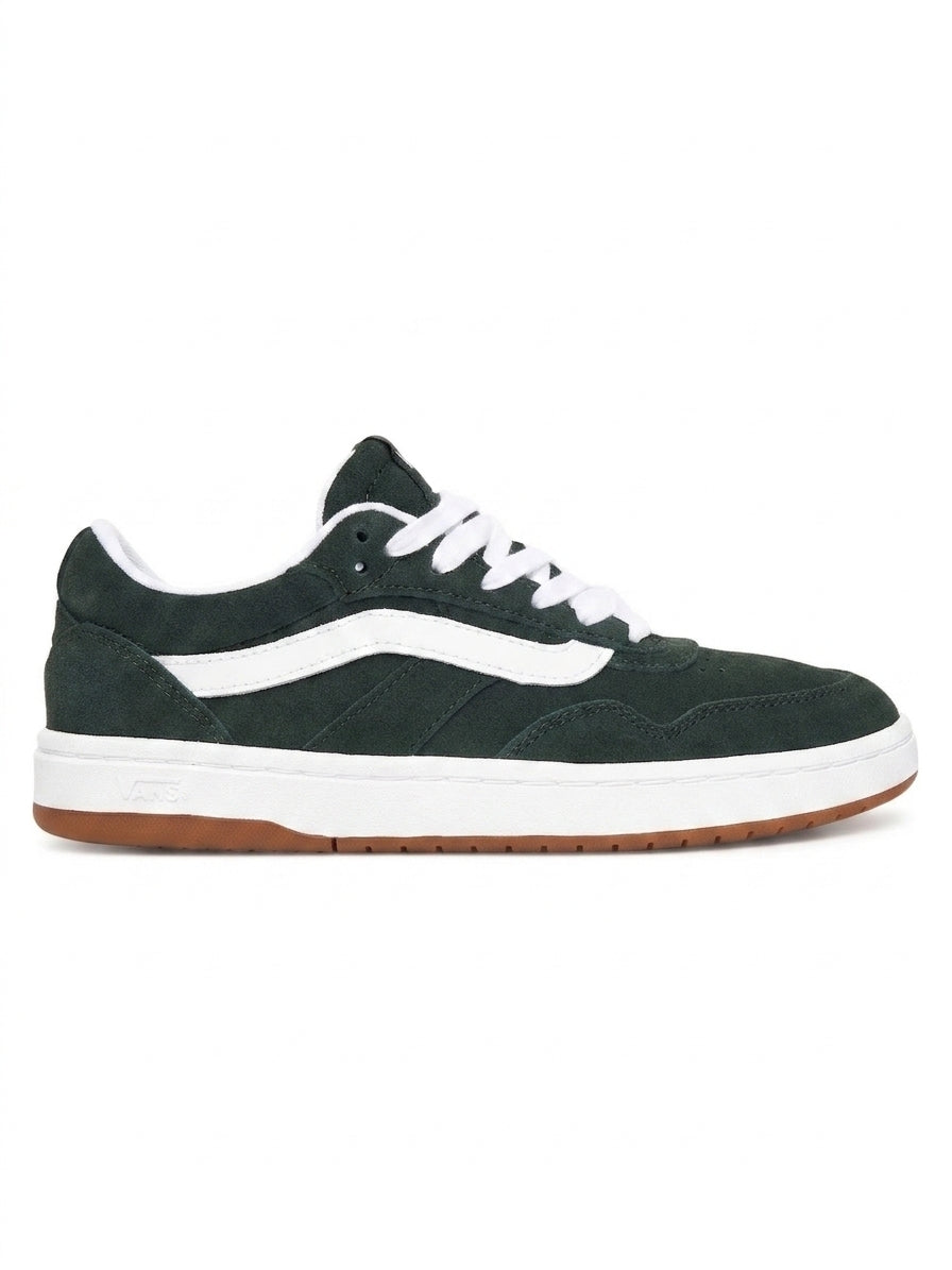 Buty Damskie Zielone Vans Cruze 3.0 Zamszowe Trampki