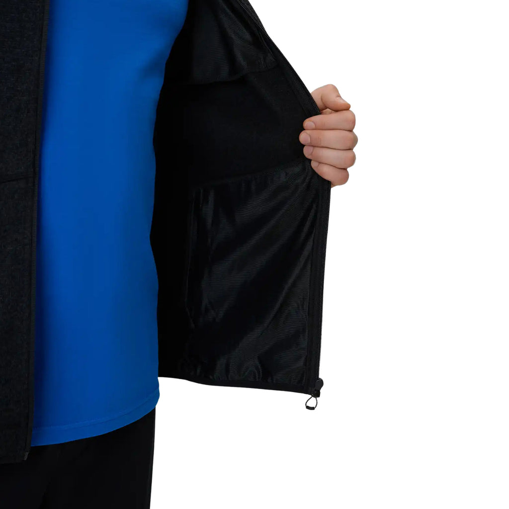 Polar męski 4F M443 outdoor czarny pełny zamek Sportowy