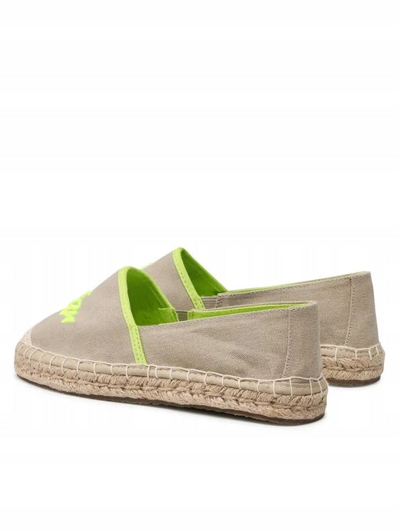 BIG STAR Espadryle Damskie Wsuwane Pleciona Podeszwa JJ274975 Camel