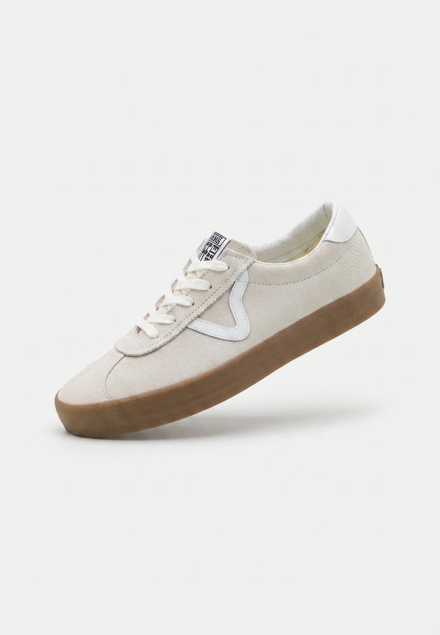 Buty Vans Sport Low Zamszowe Damskie Beżowe Trampki