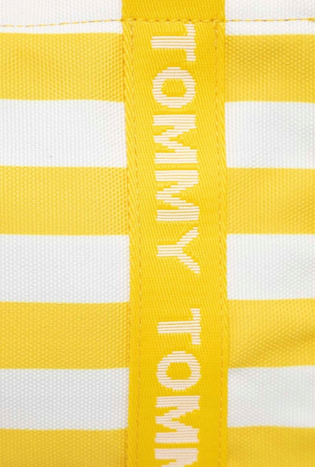 Tommy Hilfiger Żółta Dziecięca Torebka Materiałowa Zapinany Model Plażowa