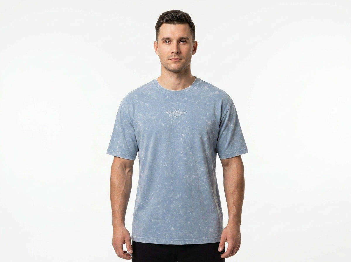 T-shirt Męski Puma Graphic Font Play Relaxed Washed Czarny