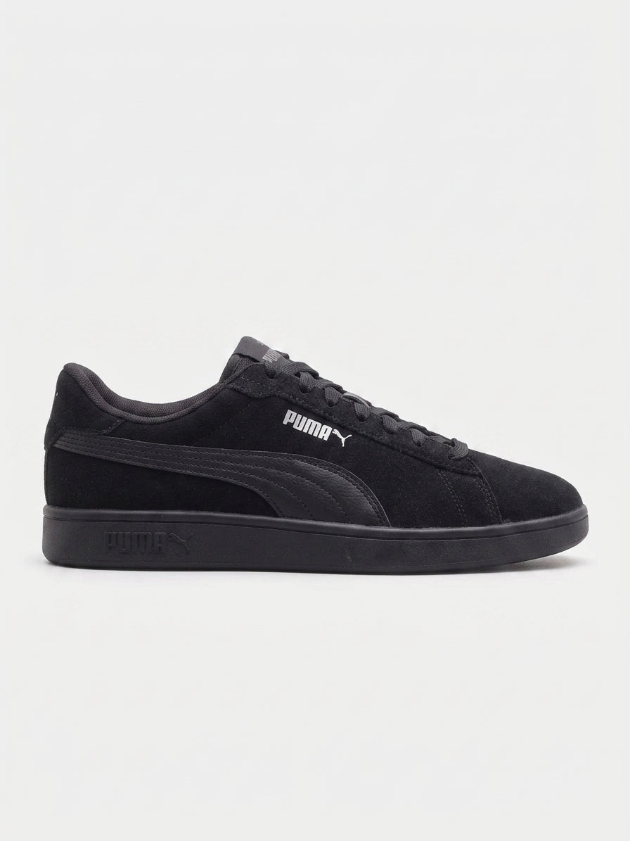 Buty Unisex Puma Smash 3.0 39098402 Sportowe Czarne Zamszowe
