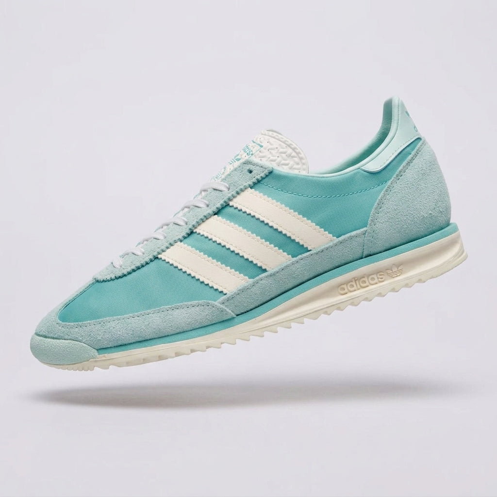 Sneakersy Damskie Adidas SL 72 OG Sportowe Miętowe Błękit