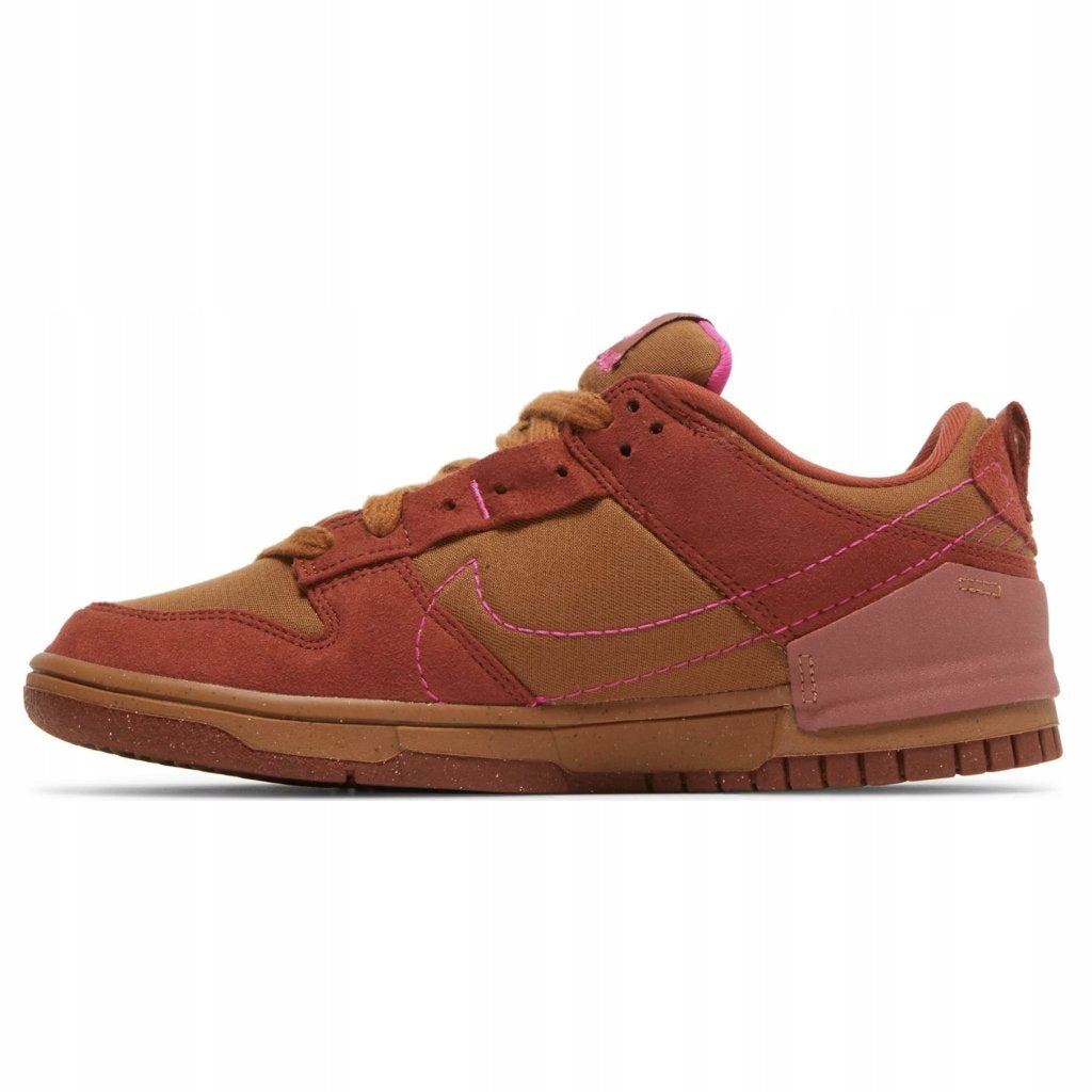 Nike Brązowe Skórzane Sneakersy Damskie Sportowe Dunk Low Disrupt 2