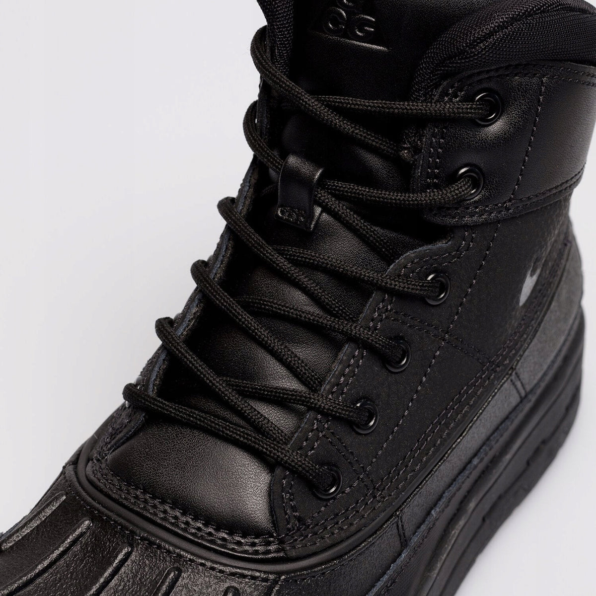 Nike Czarne Skórzane Buty Damskie Sportowe Sneakersy Wysokie Woodside 36,5