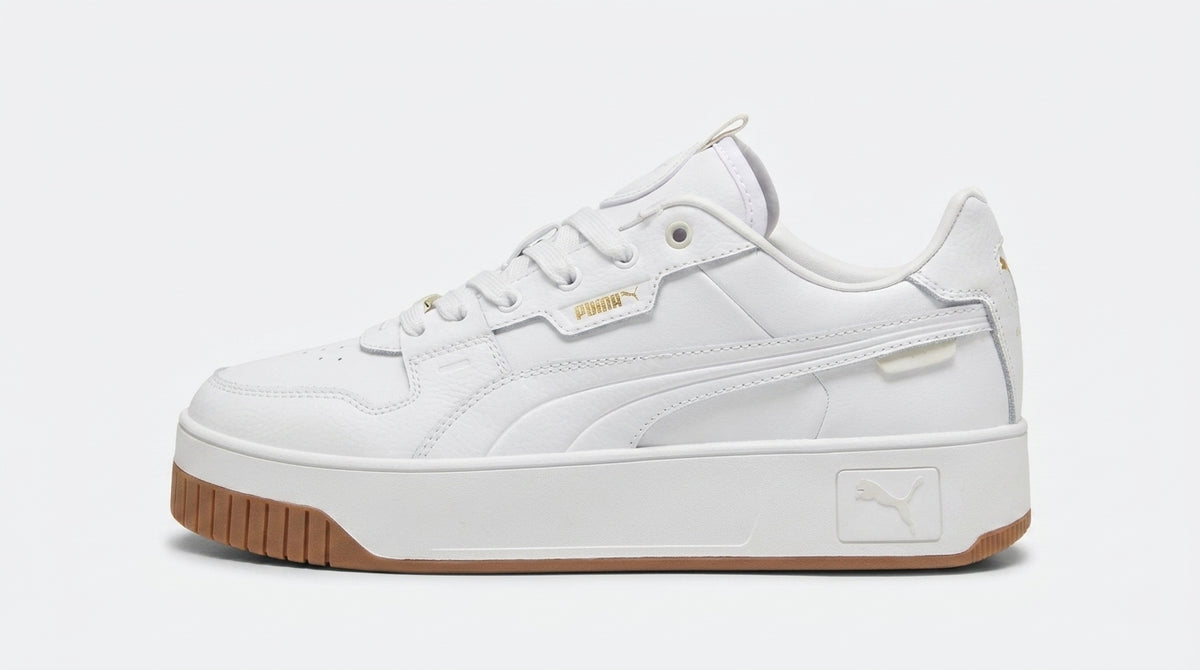 Buty damskie Puma 371487 01 Carina Street Lux sneakersy białe złote