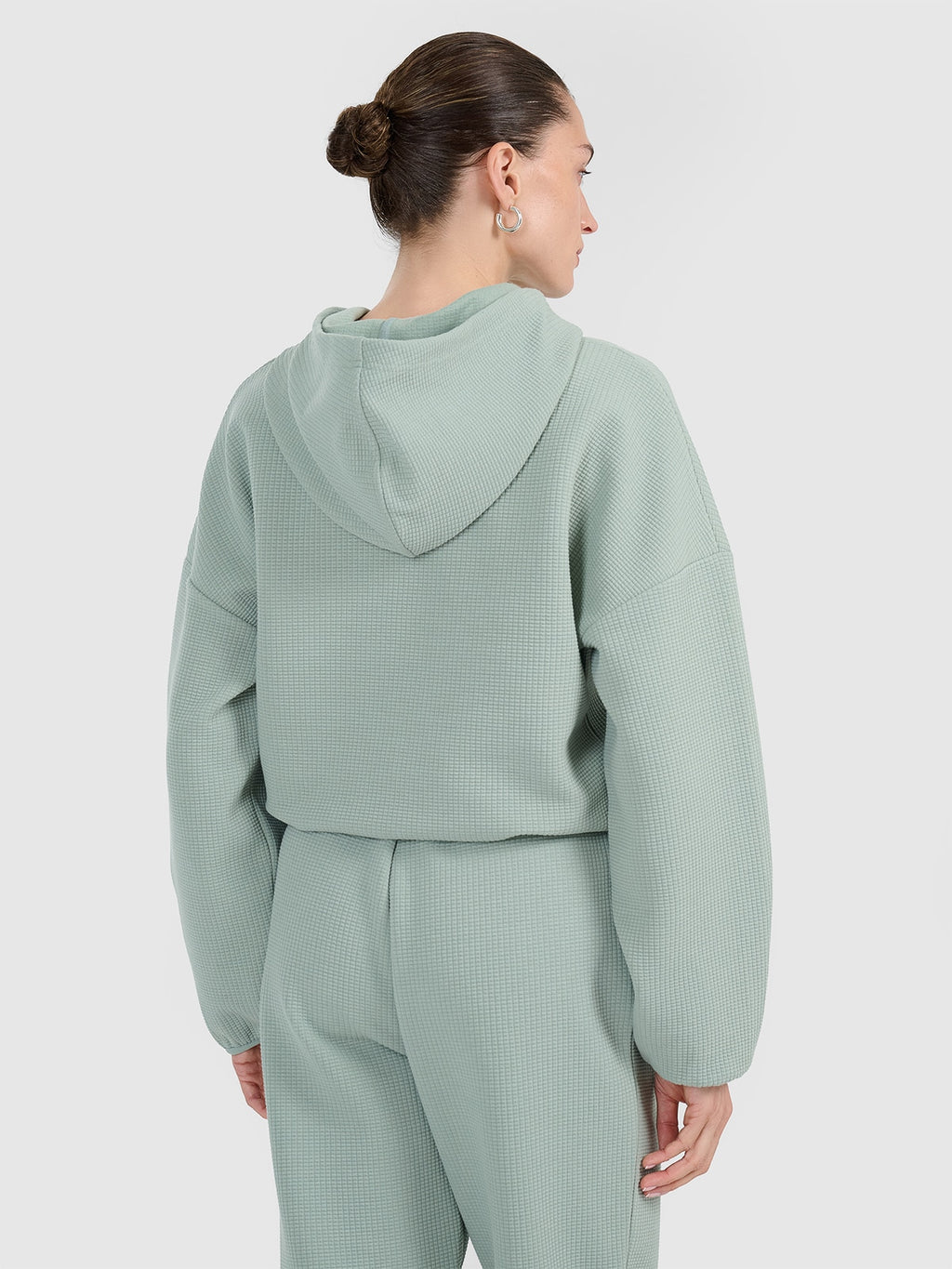 Bluza Damska 4F TSWSF1847 Sportowa Granatowa Kaptur Waflowa