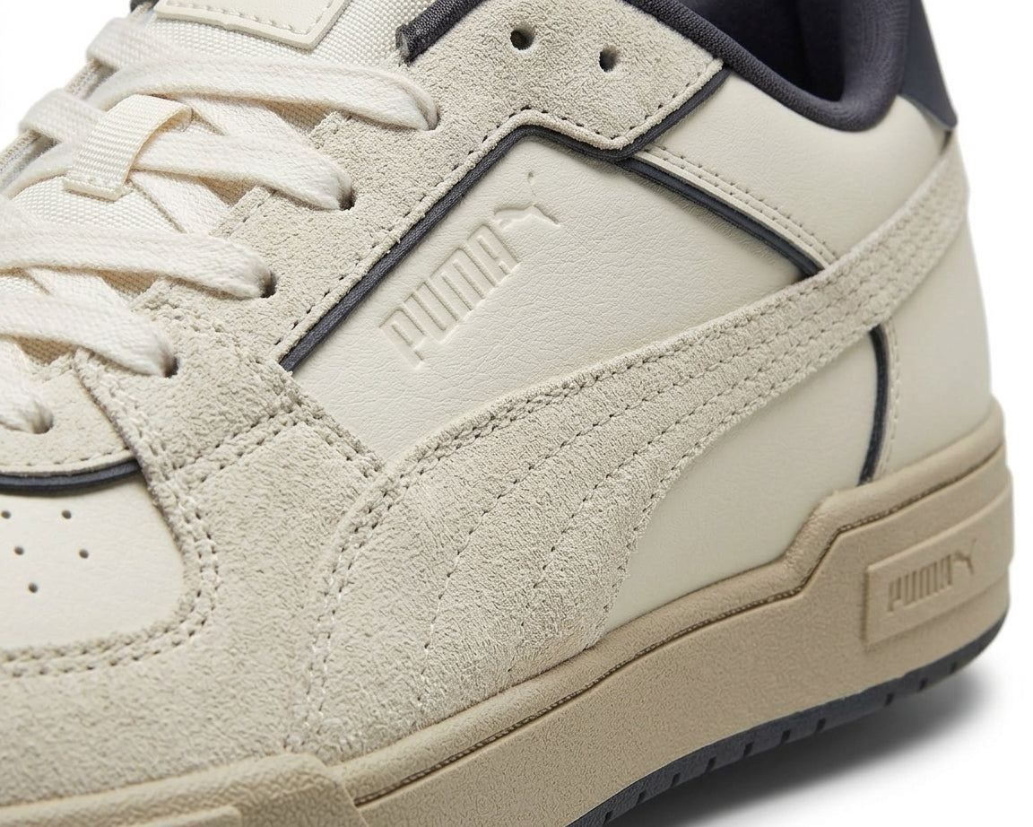 Sneakersy unisex Puma California Pro Classic sportowe ecru Skóra