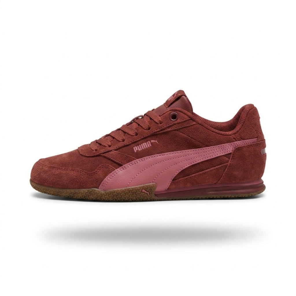 Buty Damskie Puma Bella Donna SD Sportowe Czerwone Zamsz