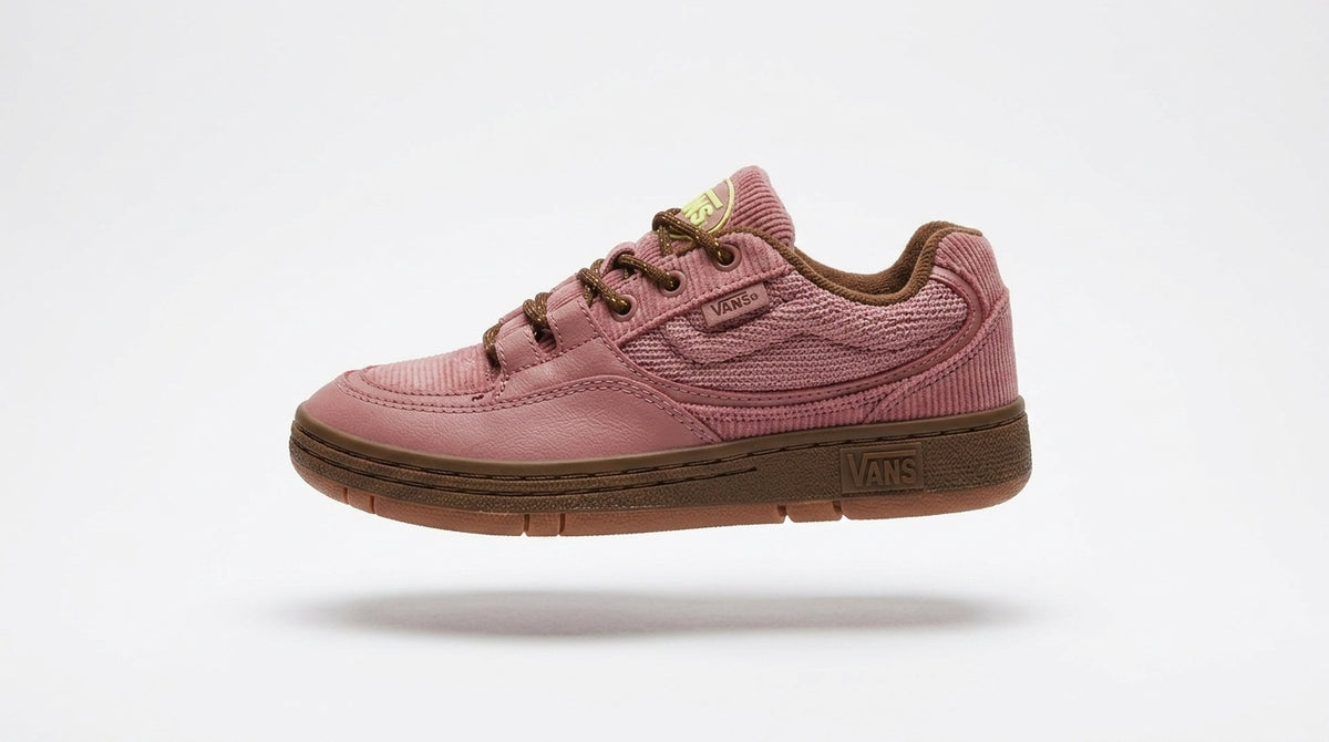 Buty Damskie Vans Speed LS Sportowe Różowe Skóra