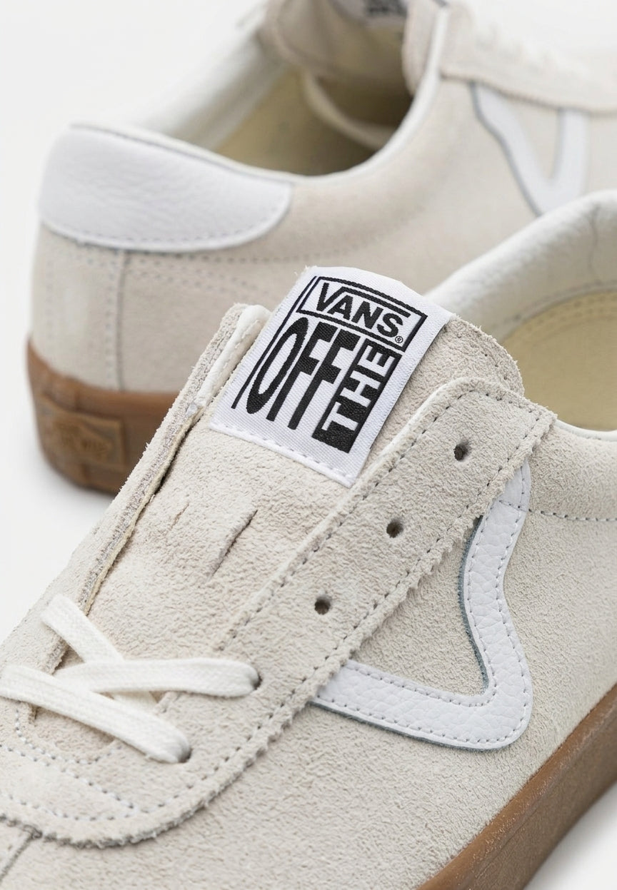 Buty Vans Sport Low Zamszowe Damskie Beżowe Trampki