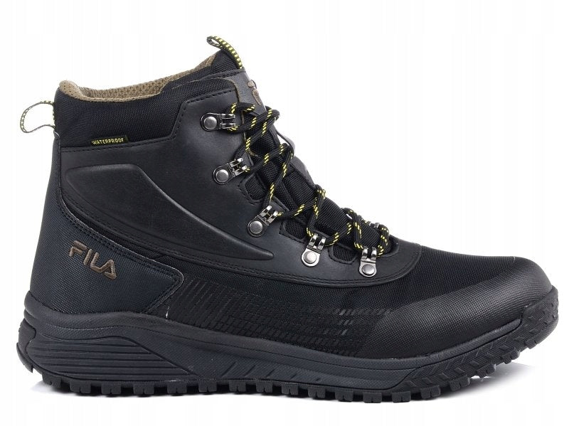 Fila Czarne Buty Męskie Wysokie Sportowe Trapery Trekkingowe Hikebooster 44