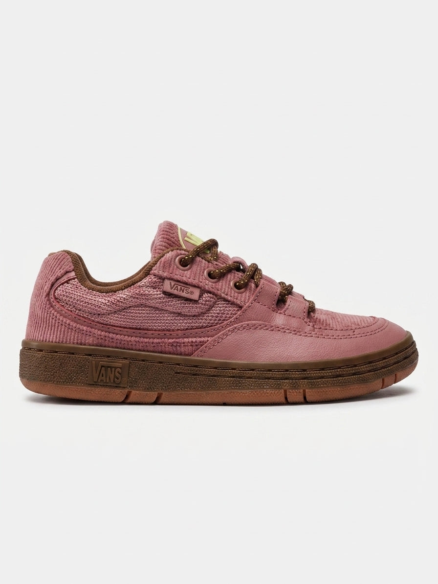 Buty Damskie Vans Speed LS Sportowe Różowe Skóra